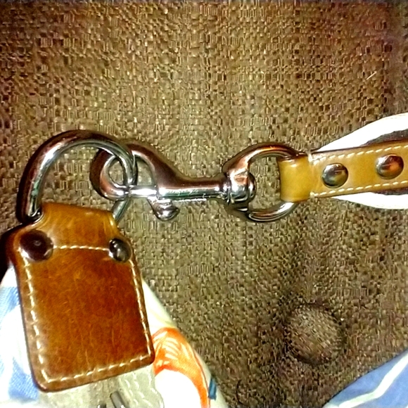 COACH Handbag Hobo Medium Colored Monogram Dust Cover Included - Picture 10 of 16